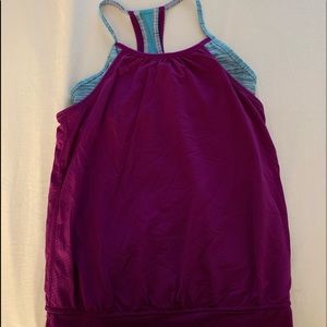 Ivivva Athletica Tank Top with Built In Sports Bra